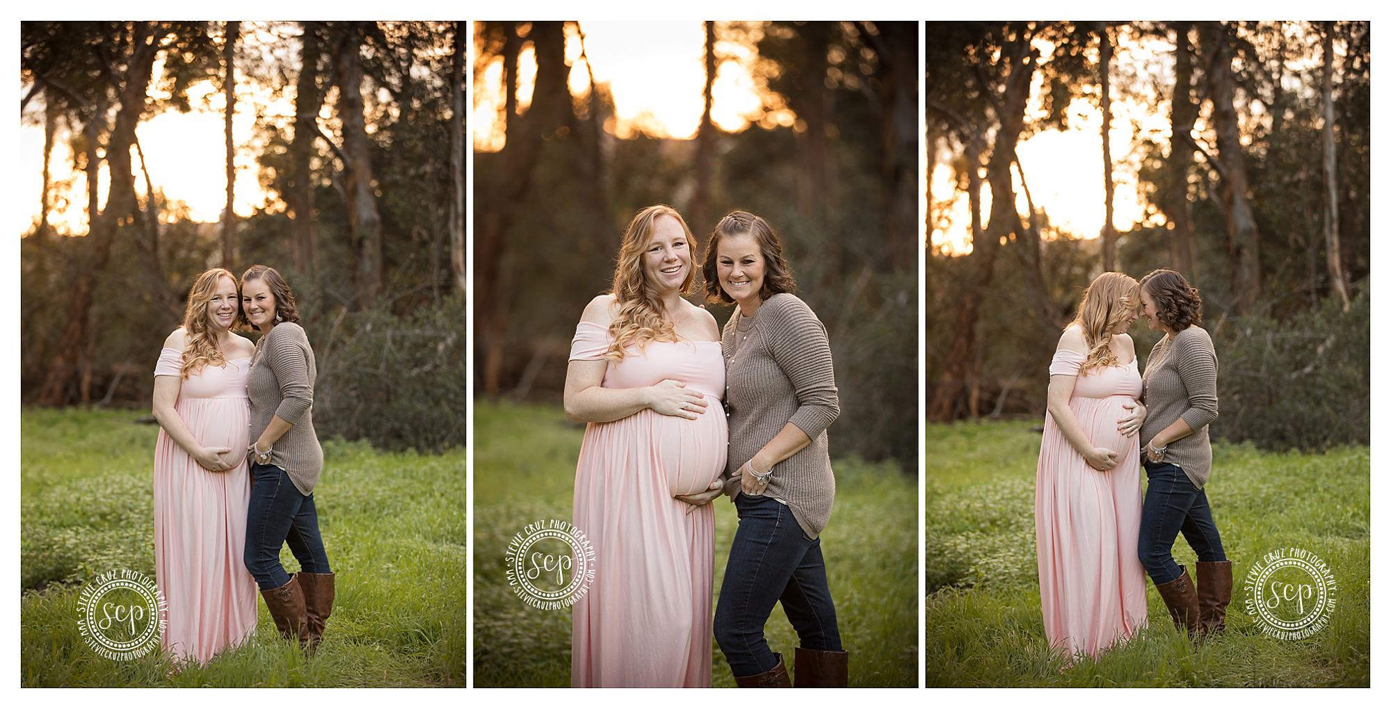 sister surrogate maternity picture session
