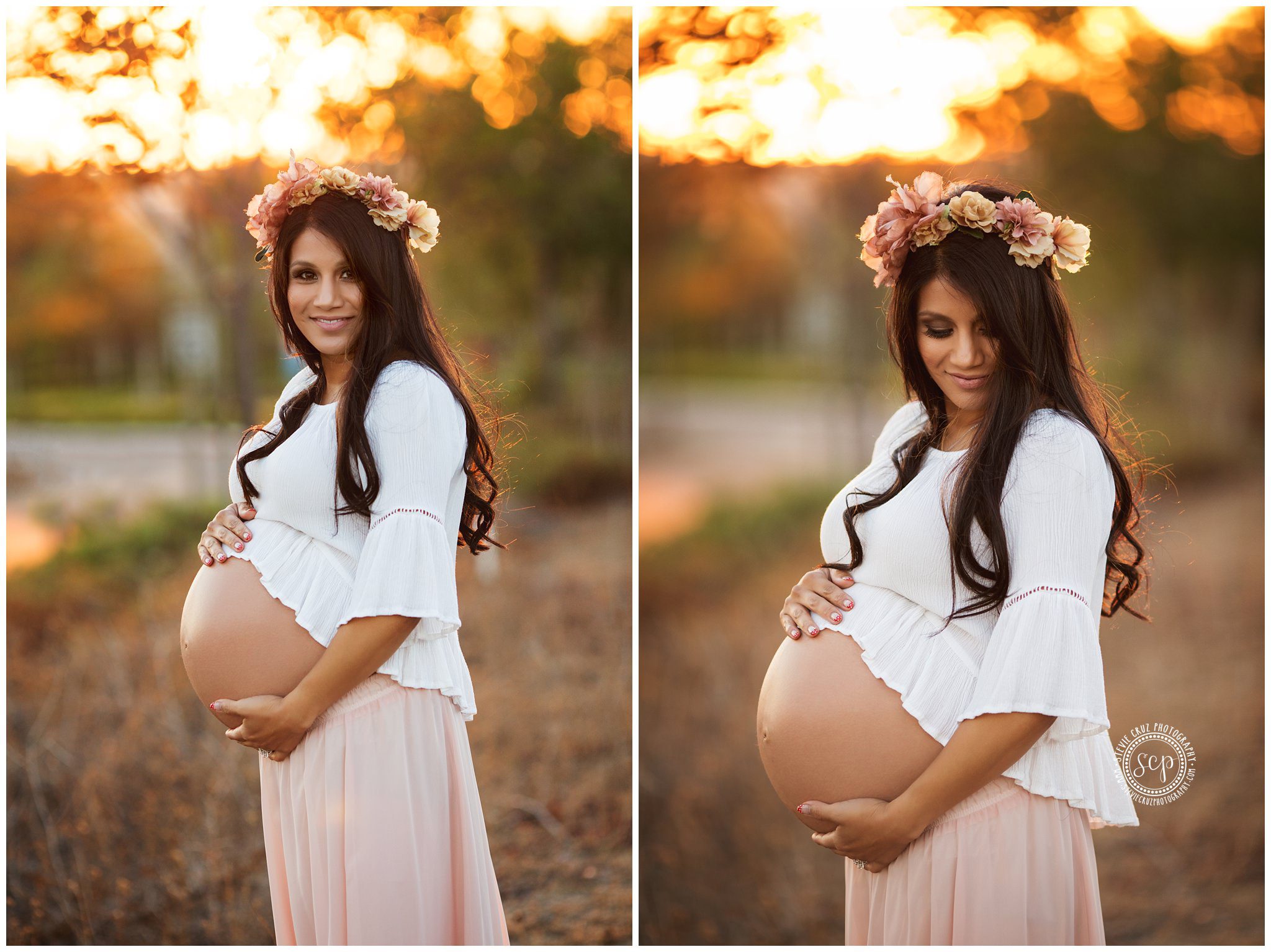 backlit maternity pictures